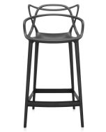 Scaun inalt Kartell Masters Stool design Philippe Starck & Eugeni Quitllet, 65cm, negru