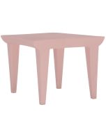 Masuta Kartell Bubble, design Philippe Starck,51.5x51.5cm, hx41.5cm, cipria