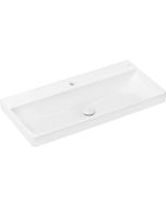 Lavoar Hansgrohe Xelu Q 100x48cm, fara preaplin, montare pe mobilier, SmartClean, alb
