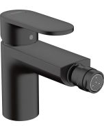 Baterie bideu Hansgrohe Vernis Blend cu ventil pop-up, negru mat