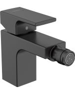 Baterie bideu Hansgrohe Vernis Shape cu ventil pop-up, negru mat