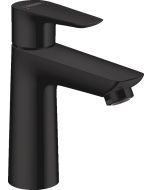 Baterie lavoar Hansgrohe Talis E 110, ventil pop-up, negru mat