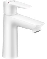 Baterie lavoar Hansgrohe Talis E 110, ventil pop-up, alb mat