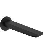 Pipa cada Hansgrohe Rebris E montaj incastrat, 20cm, negru mat