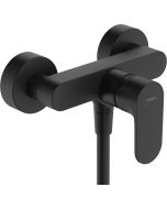 Baterie dus Hansgrohe Rebris S, negru mat