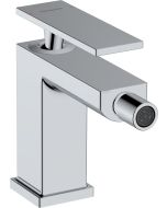 Baterie bideu Hansgrohe Tecturis E, ventil pop-up, crom