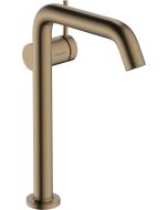 Baterie lavoar Hansgrohe Tecturis S 240 Fine CoolStart EcoSmart+, fara ventil, pentru lavoar tip bol, bronz periat