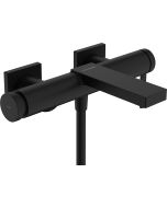 Baterie cada Hansgrohe Tecturis E, divertor Select, negru mat