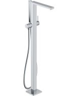 Baterie cada cu montaj pe pardoseala Hansgrohe Tecturis E, necesita corp ingropat, crom