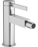 Baterie bideu Hansgrohe Finoris, ventil push-open, crom