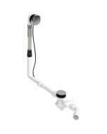 Sifon cu preaplin pentru cada Duravit Quadroval, d52mm, crom
