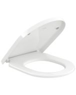 Capac WC Villeroy & Boch Subway 3.0 AntiBac, cu inchidere lenta si QuickRelease, alb Alpin
