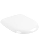 Capac wc Villeroy & Boch Antao cu inchidere lenta si QuickRelease, Stone White
