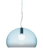 Suspensie Kartell FL/Y design Ferruccio Laviani, E27 max 15W LED, h33cm, bleu transparent