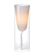 Veioza Kartell Toobe design Ferruccio Laviani, h55cm, d20cm, transparent