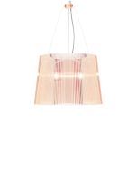 Suspensie Kartell Ge' design Ferruccio Laviani, E27 max 70W, h37cm, roz transparent
