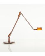 Veioza Kartell Aledin Dec design Alberto & Francesco Meda, chihlimbar transparent