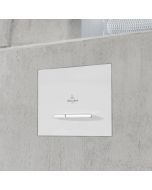 Clapeta Villeroy & Boch ViConnect 300S alb lucios si butoane albe
