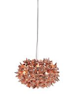 Suspensie Kartell Bloom design Ferruccio Laviani, G9 max 3x33W, d28cm, cupru metalizat