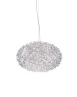 Suspensie Kartell Bloom design Ferruccio Laviani, G9 max 6x33W, d53cm, transparent