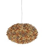 Suspensie Kartell Bloom design Ferruccio Laviani, G9 max 6x33W, d53cm, auriu-bronz-cupru metalizat