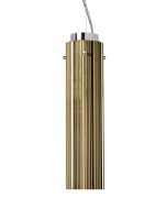 Suspensie Kartell by Laufen Rifly design Ludovica & Roberto Palomba, LED 10W, h30cm, auriu metalizat