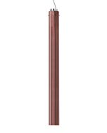 Suspensie Kartell by Laufen Rifly design Ludovica & Roberto Palomba, LED 10W, h90cm, cupru metalizat