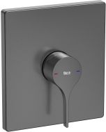 Baterie dus Roca Insignia cu montaj incastrat, necesita corp ingropat, brushed titanium black