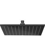 Palarie de dus Roca RainDream 300x300mm, negru periat