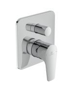 Baterie cada - dus Ideal Standard Cerafine D cu montaj incastrat, corp ingropat inclus, crom