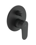 Baterie cada - dus Ideal Standard Cerafine O cu montaj incastrat, corp ingropat inclus, negru mat