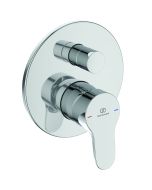 Set baterie cada -dus Ideal Standard Cerabase cu montaj incastrat, corp ingropat inclus, crom