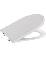Capac wc Roca Inspira Round cu inchidere lenta si QuickRelease, perla