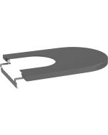 Capac bideu Roca Inspira Round cu inchidere lenta, onyx