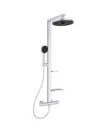 Coloana de dus Ideal Standard Ceratherm Alu+ cu baterie termostatata, argintiu