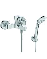 Baterie cada Ideal Standard Cerabase cu set de dus Ideal Rain, crom