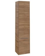 Dulap inalt suspendat Villeroy & Boch Subway 3.0 171x40x35cm, orientare stanga, Oak Kansas, maner aluminiu