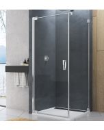 Perete lateral fix Ronal (SanSwiss) Cadura CAT1 75cm, sticla AquaPerle 6mm, profil slefuit lucios