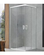 Usa de dus culisanta cu parte fixa Ronal (SanSwiss) Cadura CAE2G 75cm orientare stanga, sticla securizata 6mm