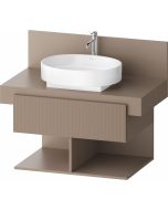 Dulap baza Duravit Balcoon 80x57cm, un sertar cu inchidere lenta, umbra mat