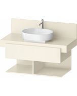 Dulap baza Duravit Balcoon 100x57cm, un sertar cu inchidere lenta, ivory mat