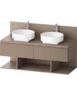 Dulap baza Duravit Balcoon 120x57cm, doua sertare cu inchidere lenta, umbra mat