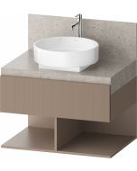 Dulap baza Duravit Balcoon 60x57cm pentru consola Mineral, un sertar cu inchidere lenta, umbra mat