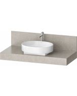 Consola pentru lavoar Duravit Balcoon Mineral 120cm, cu un decupaj, concrete mat