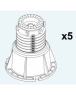 Set 5 picioare pentru cadite de dus Ronal (SanSwiss) FWU.5
