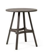Masa exterior Nardi Combo 70, h75cm, diametru 70cm, maro terra