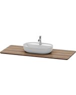 Blat lemn masiv pentru lavoar Duravit Luv 1388x595mm, nuc american