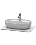 Blat compozit pentru lavoar Duravit Luv 688x475mm, alb structurat