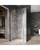 Usa de nisa batanta Ravak Nexty NDOP1-80, 80cm, sticla transparenta 6mm, profil aluminiu lucios
