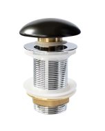 Ventil click-clack pentru lavoar Besco C-L negru mat